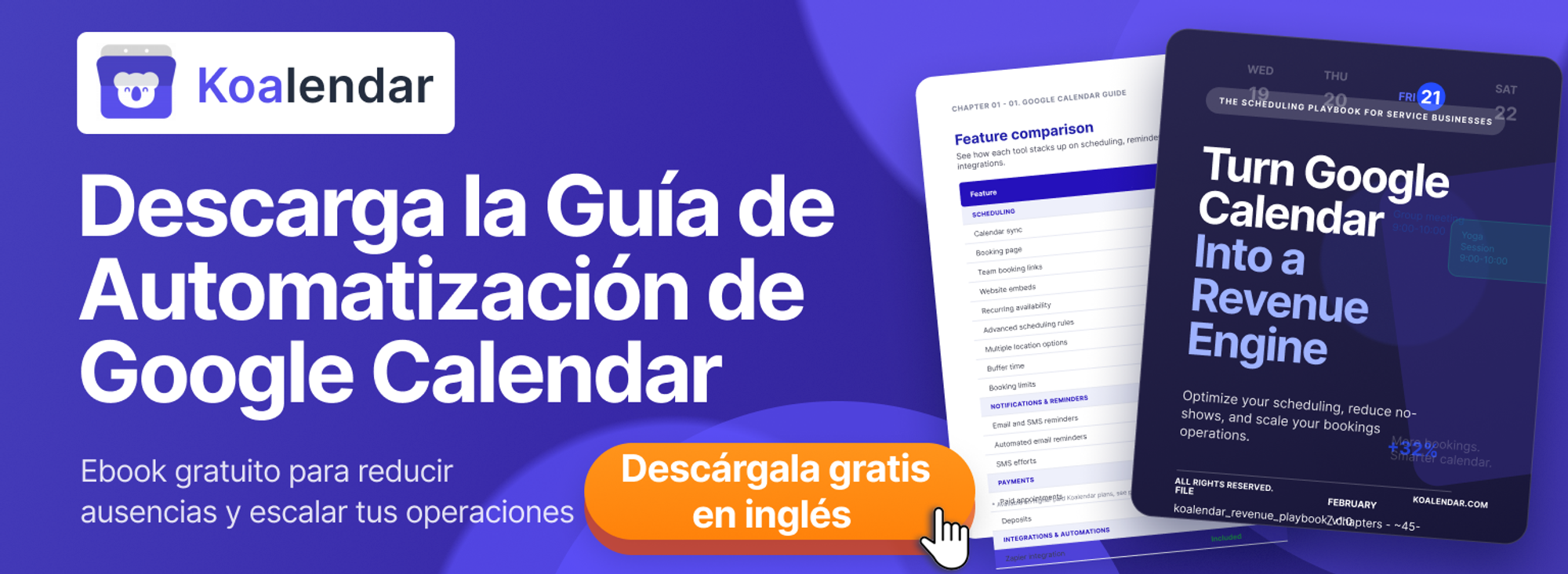 Descarga el playbook de automatización de Google Calendar